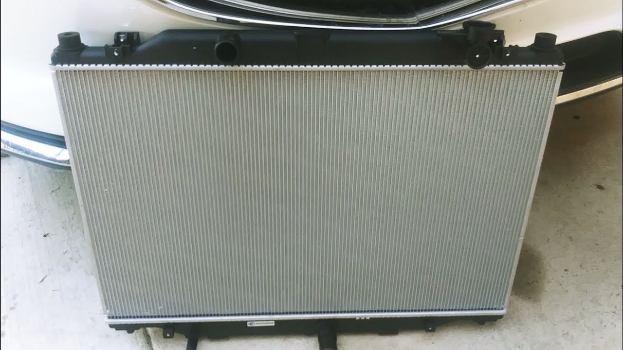 como cambiar el radiador de una MAZDA. CX9. 20016