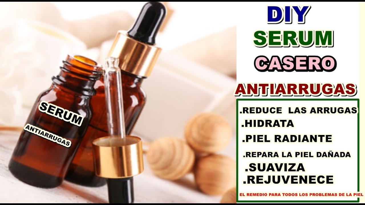 como hacer serum para la cara-como hacer un serum de vitamina | DIY serum antiarrugas casero