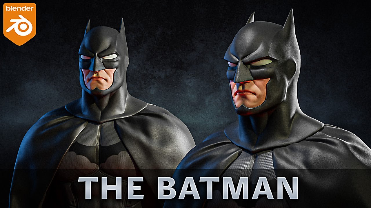 Sculpting in Blender 2.83 || 12 - The Batman