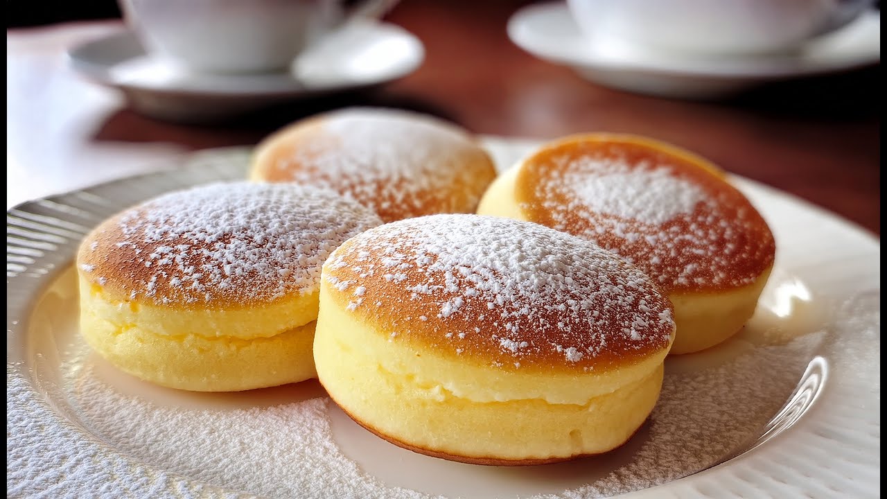 My husband came home after trying these Japanese soufflé pancakes!