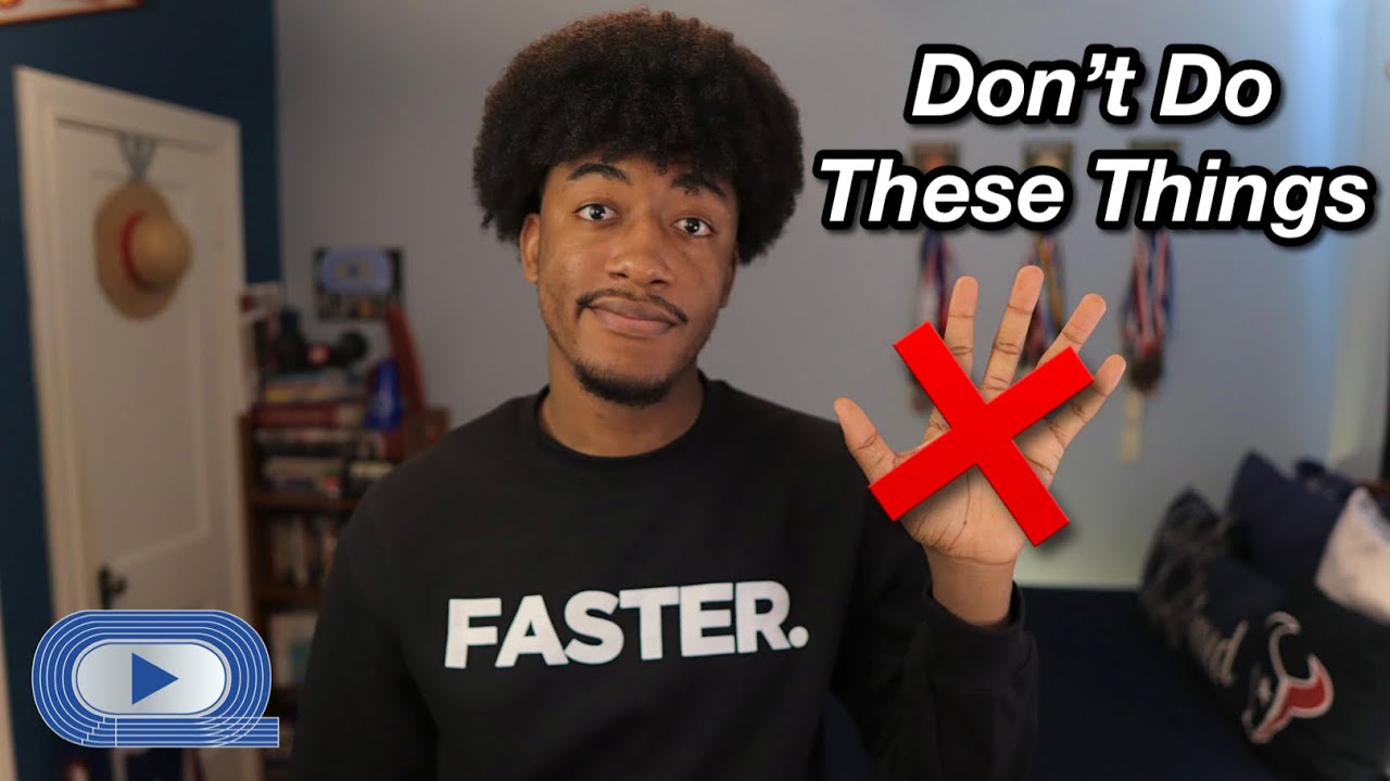 Top 5 Mistakes You're Making As A Track Athlete