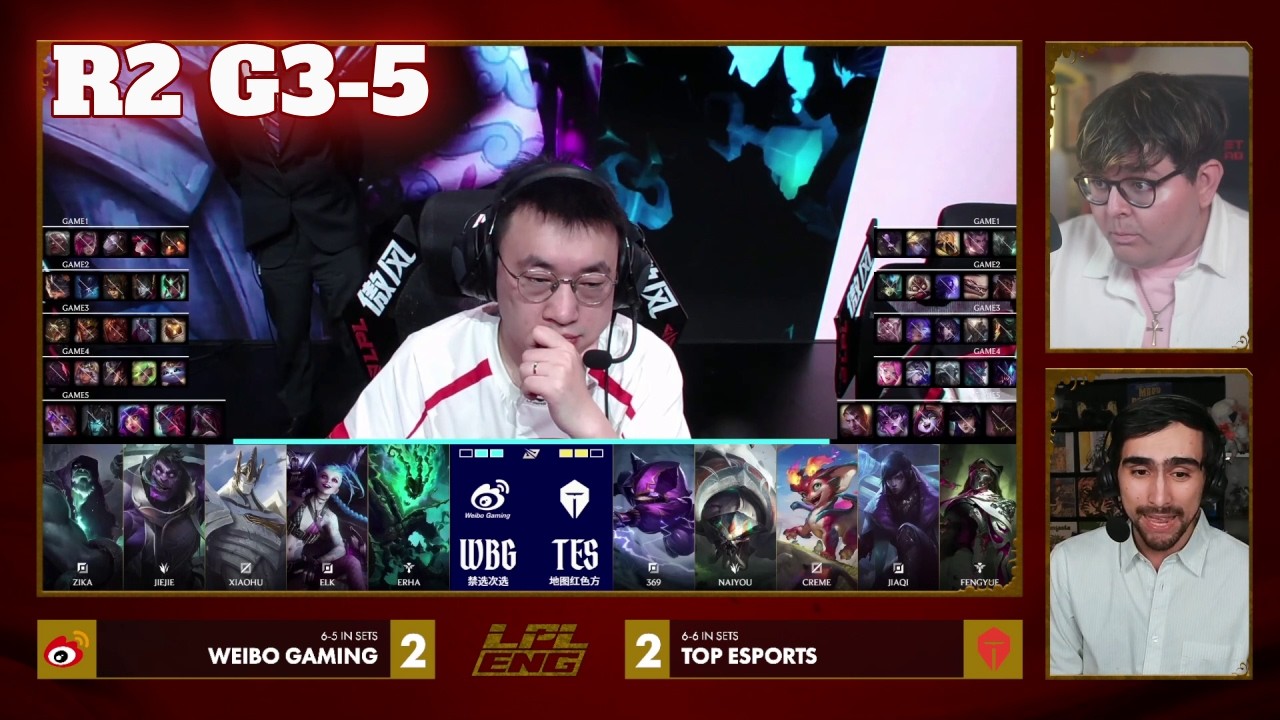 WBG vs TES - Game 5 | Round 2 S16 LPL Winter Playoffs 2026 | Weibo Gaming vs Top Esports G5 full