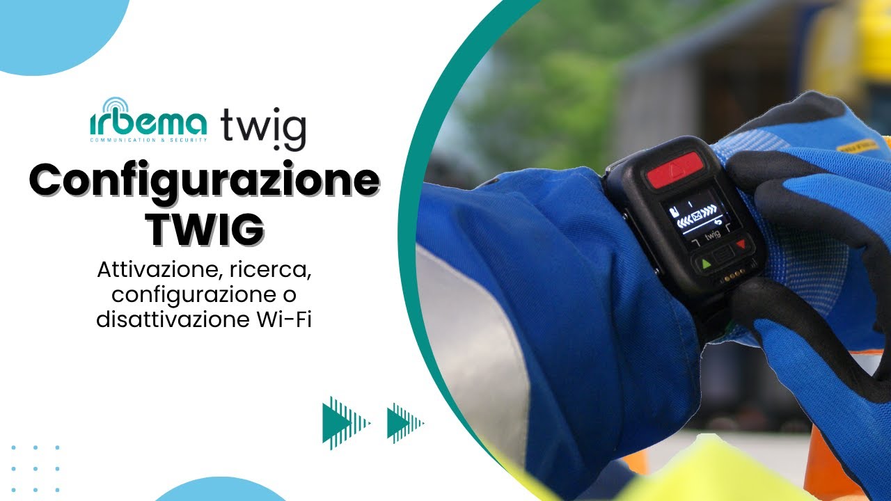Configurazione TWIG - Attivazione, ricerca, configurazione o disattivazione reti Wi-Fi