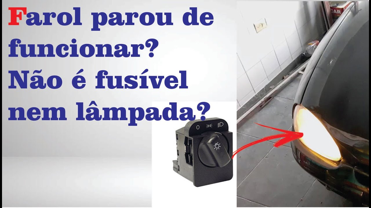 Farol parou de funcionar | O que fazer em caso de urgência | Corsa Wind | Canal do Leandro