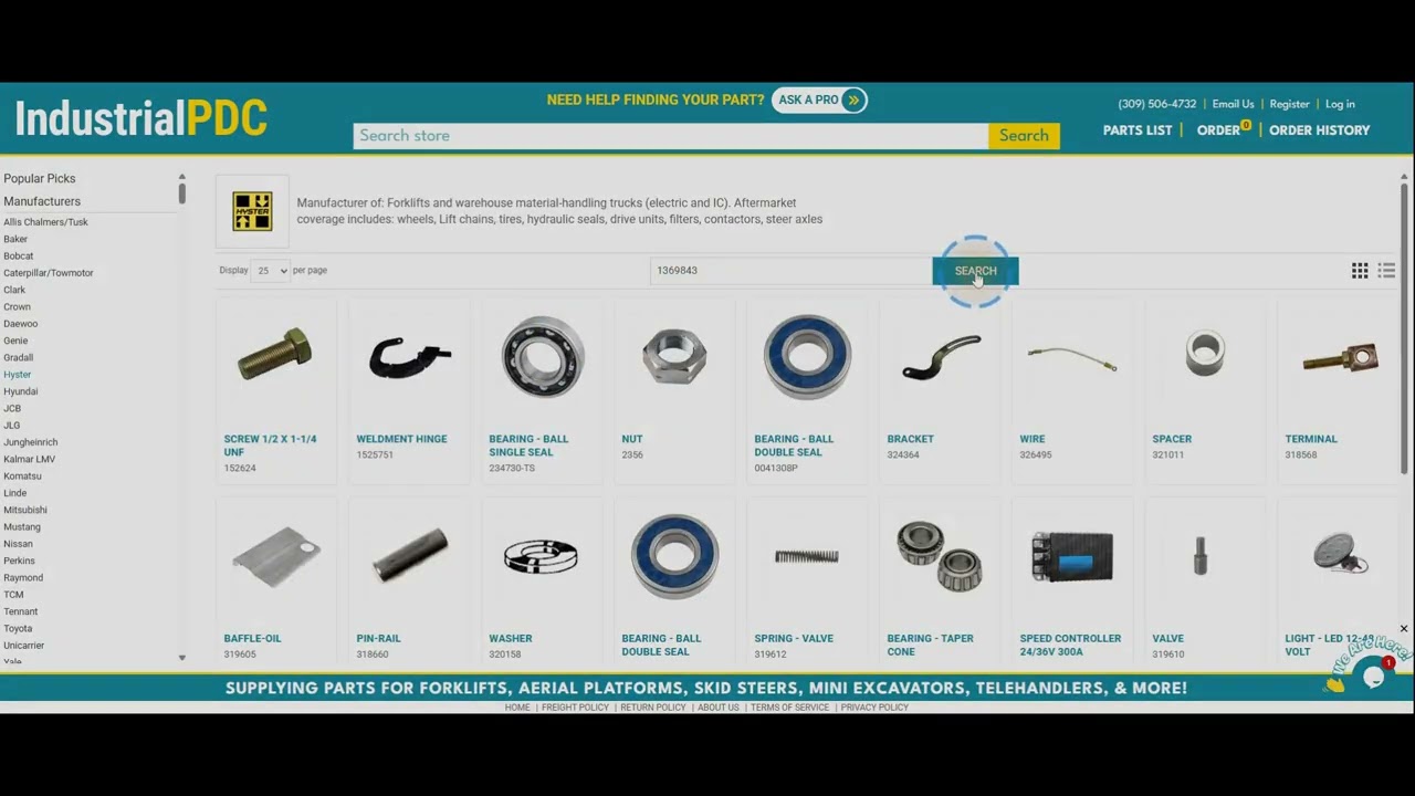 IndustrialPDC Website Tutorial | How to Find Industrial Equipment Parts Fast