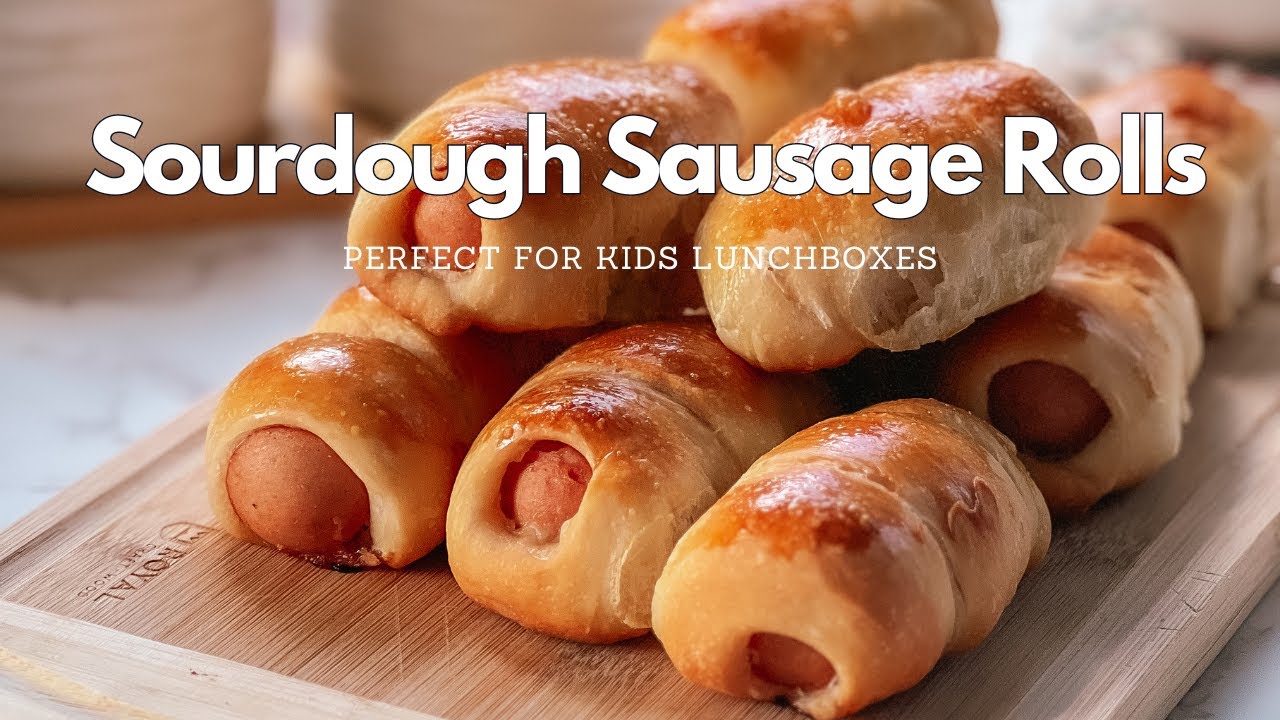 Sourdough Sausage Rolls: perfect for the party, brunch and kids lunch boxes