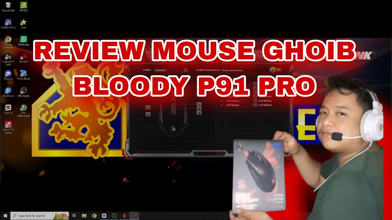 RIVIEW MOUSE BLOODY P91 PRO ! // MENURUT GUE ENAK BANGET CUY !