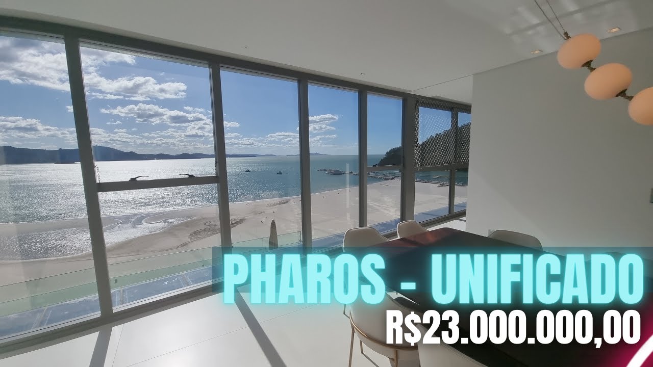 Pharos Residence da Cechinel, um duplex plano na Barra Sul, fantástico com uma vista de tirar fôlego