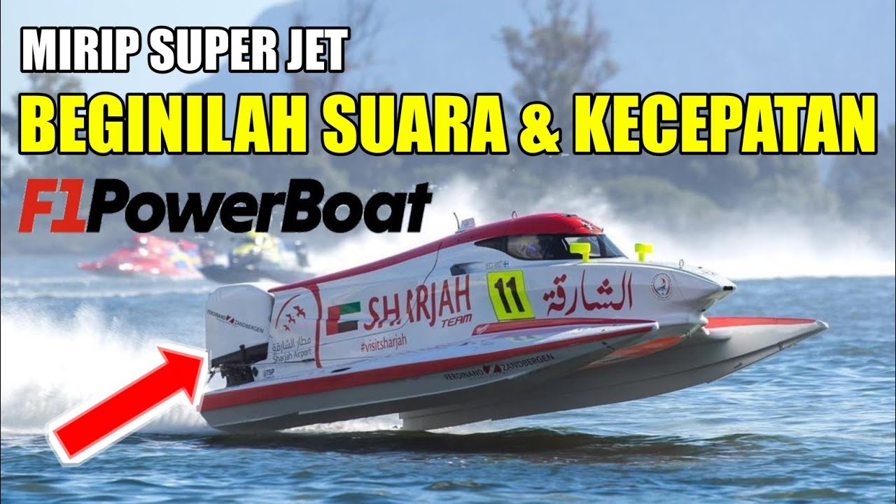 Beginilah Kecepatan dan Suara F1 PowerBoat Danau toba