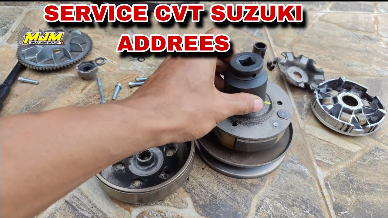 SERVICE CVT SUZUKI ADDREES baru pertama kali bongkar bagian cvt