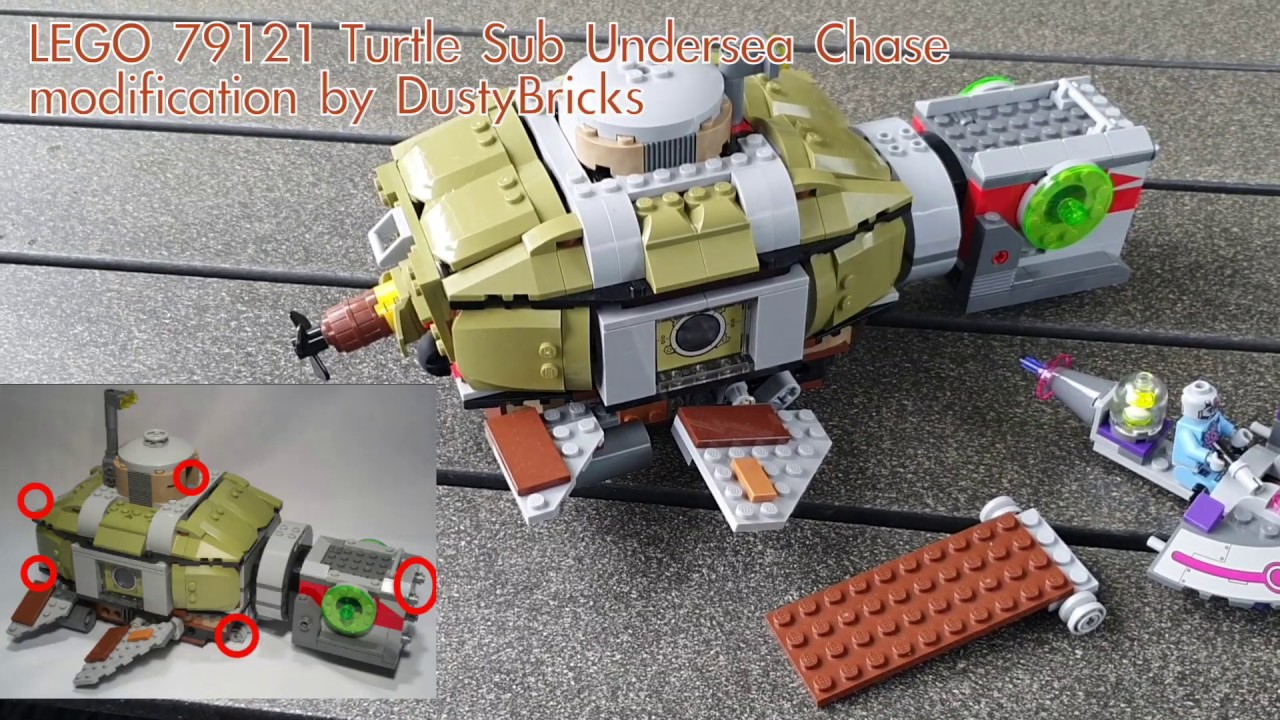 Lego 79121 Turtle Sub Undersea Chase modification