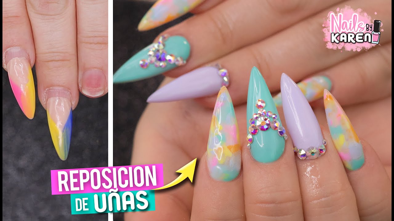 REPOSICIÓN de UÑAS ROTAS + RETOQUE | Clienta