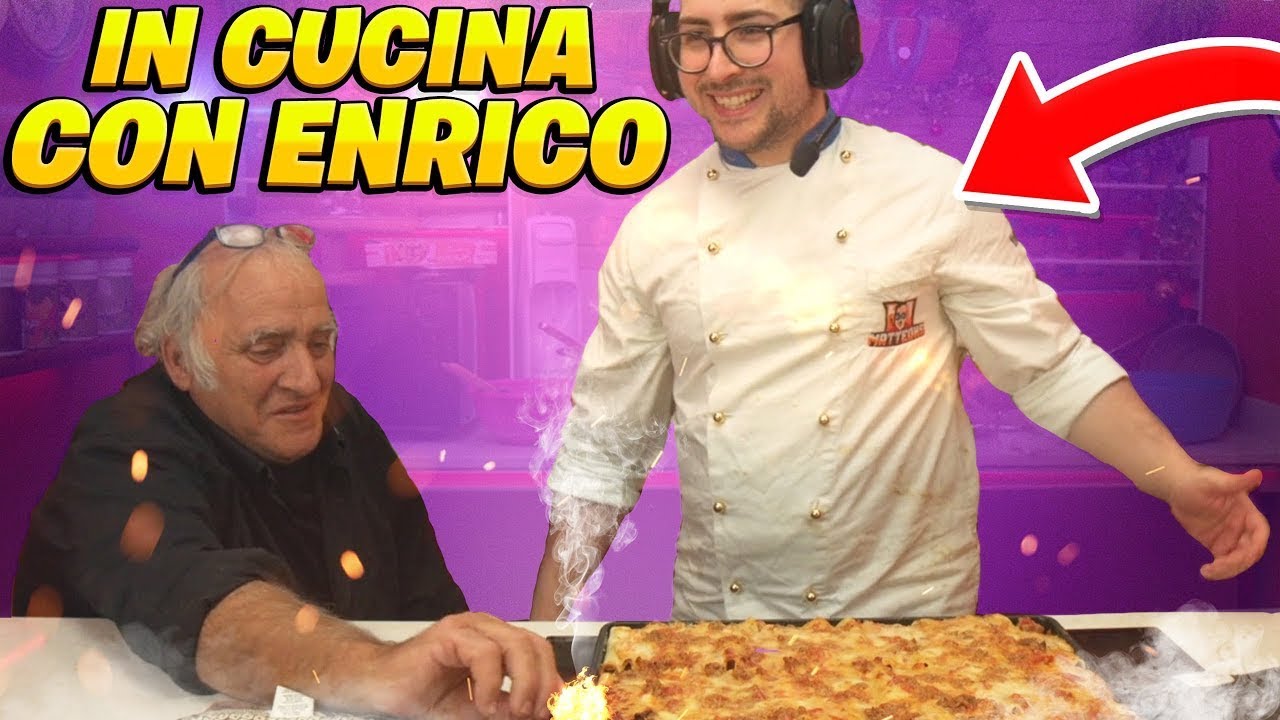 Cannelloni ripieni al Forno con Enrico   in Cucina con MatteoHS