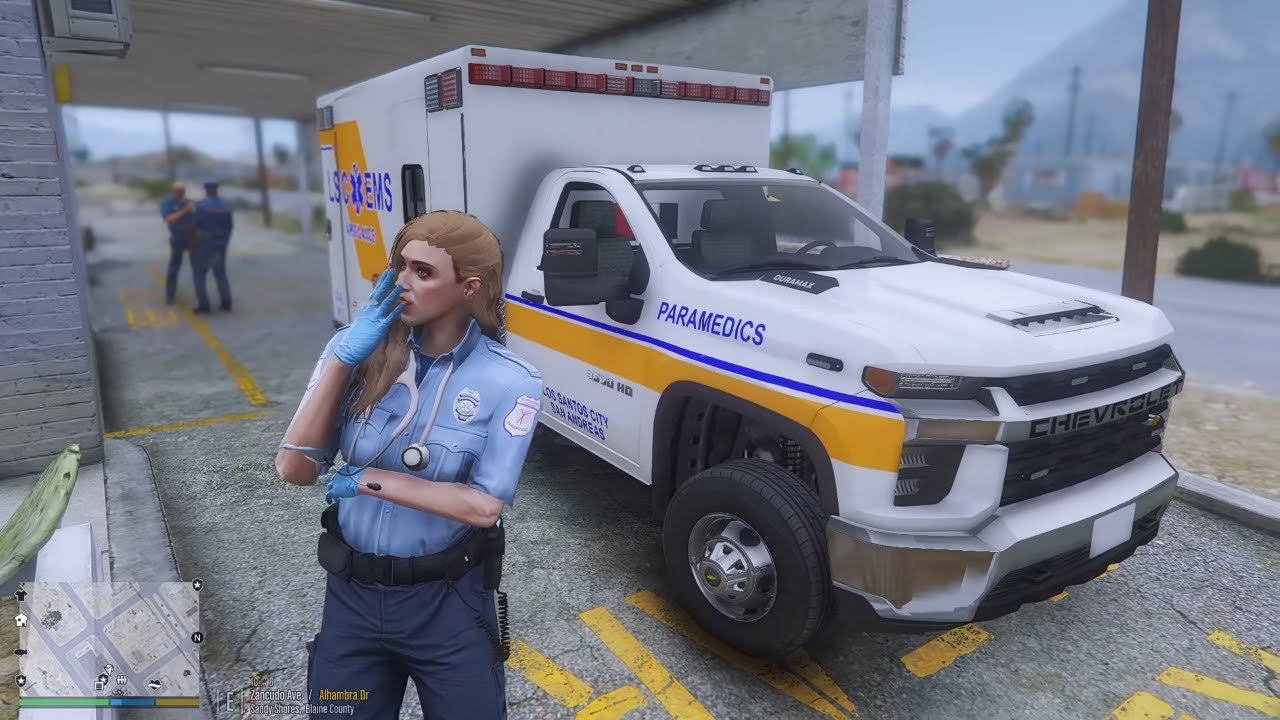 Gta 5 Lspdfr Playing As A L.S County EMS - First Responder/Paramedic Mods 