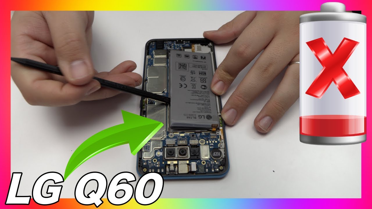Schimbați bateria LG Q60
