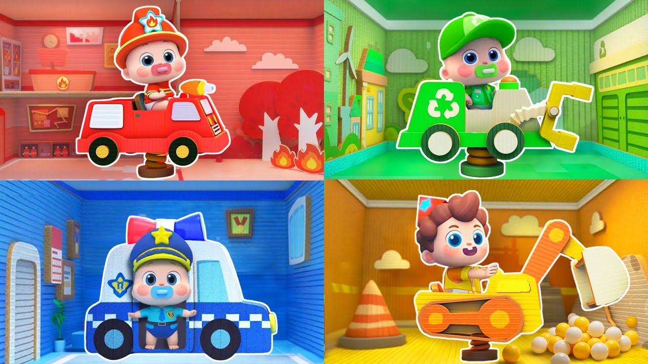 あかちゃんズズのお仕事チャレンジ | 赤ちゃんのお世話 | 色の歌 | はたらく車 | イエス！ネオ | 赤ちゃんが喜ぶ歌 | 童謡 | アニメ | 動画 | ベビーバス| BabyBus