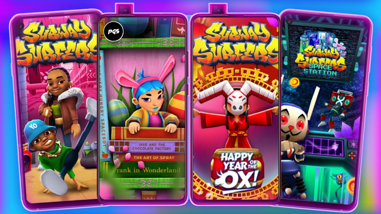 Subway Surfers All World Tours Oxford vs New York vs Journey To The East vs Space Station Sub Surf