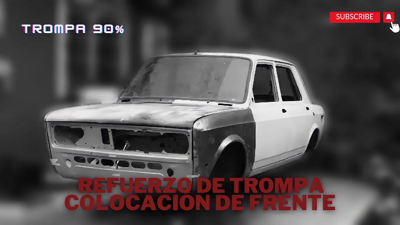 Restaurando mí Fiat 128 S.E || Colocación de frente ✅