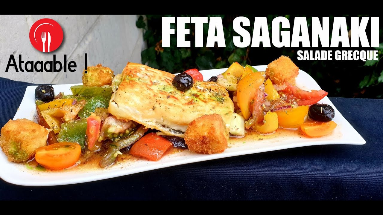 Salade Grecque - Feta Saganaki