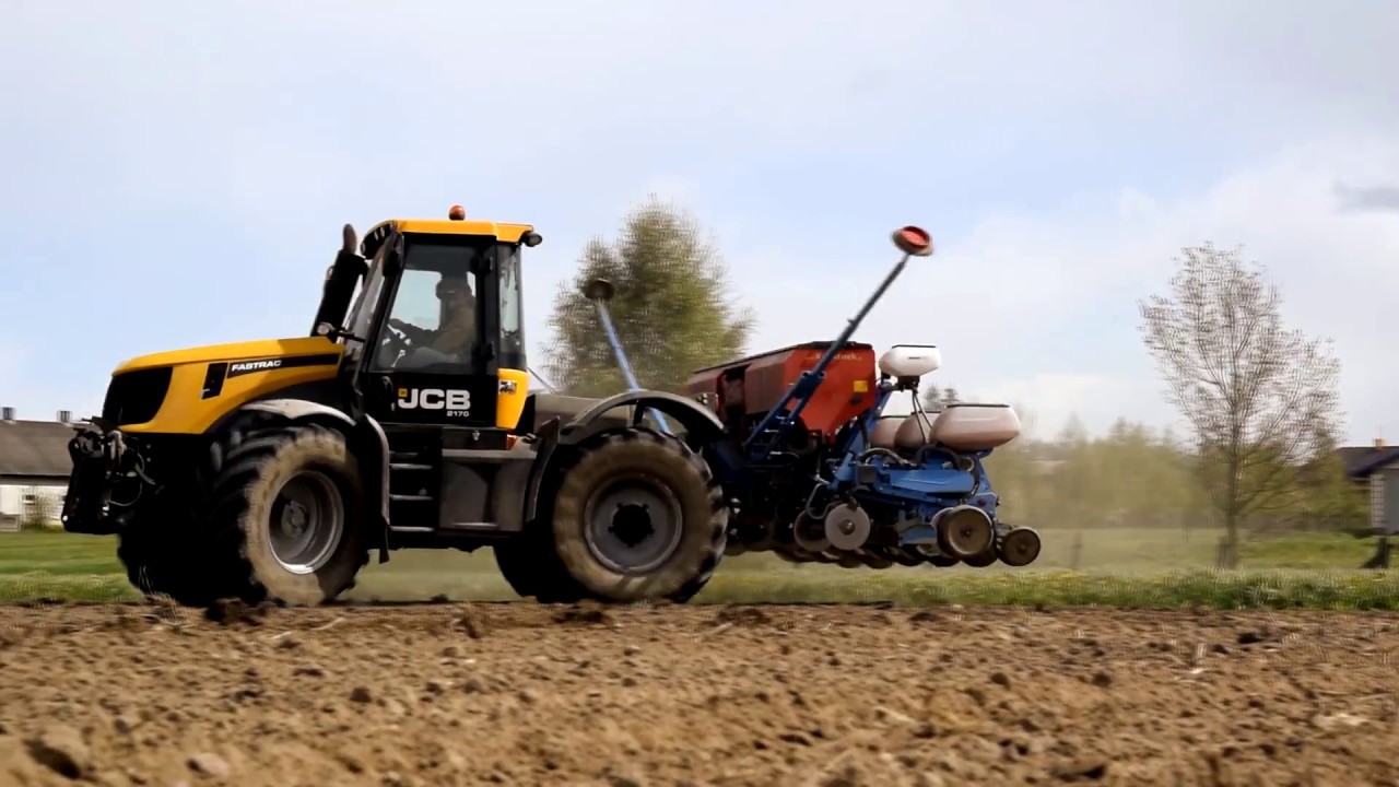 Siew kukurydzy 2017 I Nowy nabytek I Jcb Fastrac I Monosem I Podlasie