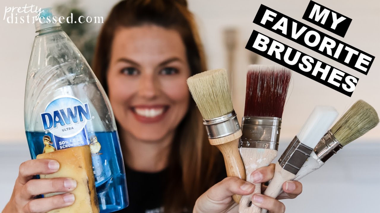 Cleaning Chalk Paint & Wax Brushes