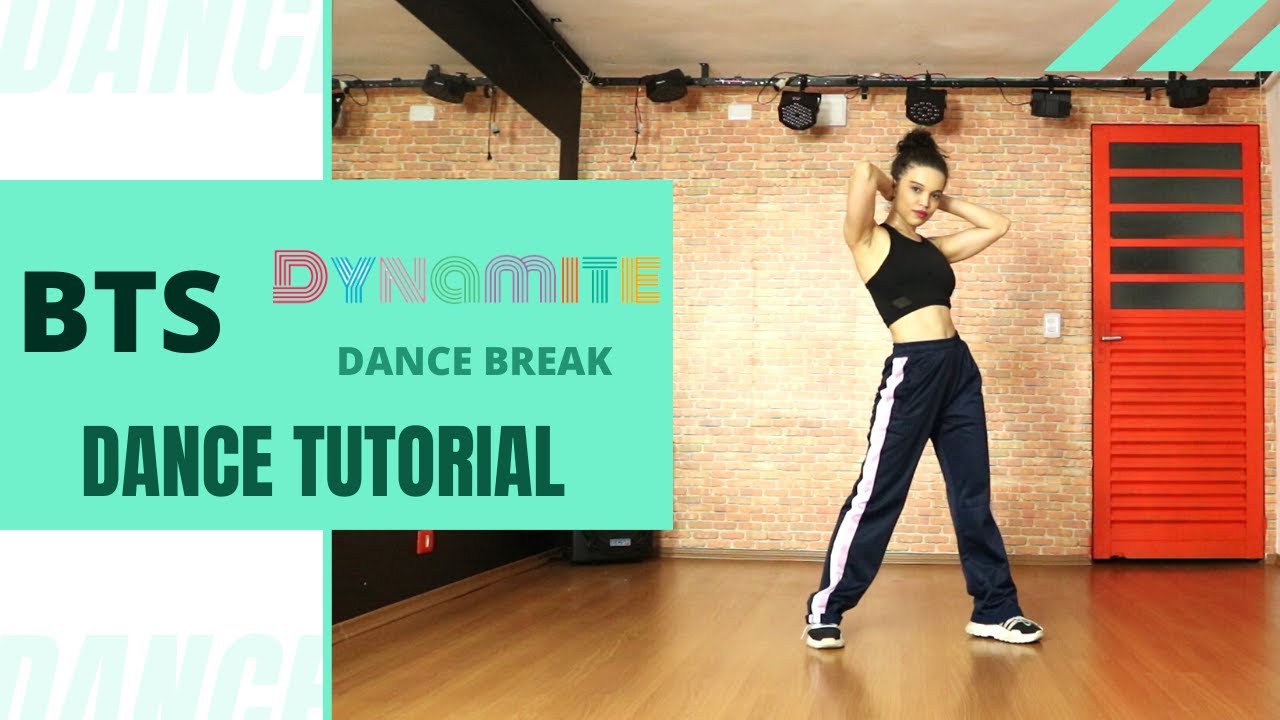 BTS - dynamite dance break (tutorial refrão / chorus dance tutorial - MIRRORED + EXPLANATION + SLOW)