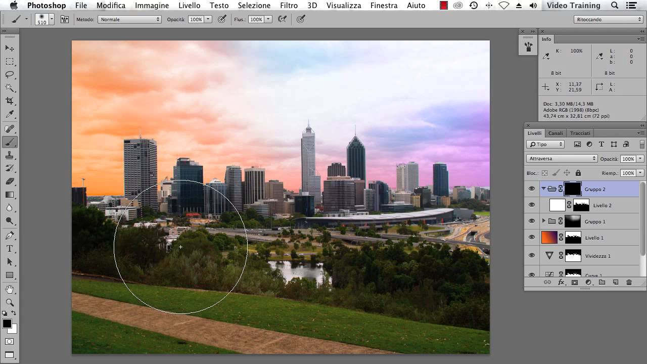 Effetto cartolina - Video Tutorial Photoshop Italiano