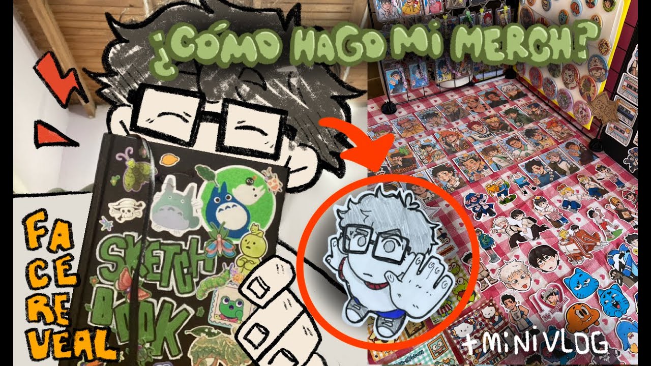 🐸¿COMO HAGO mi MERCH & FACE REVEAL + MINIVLOG || BY: Yoon KIWI🐸