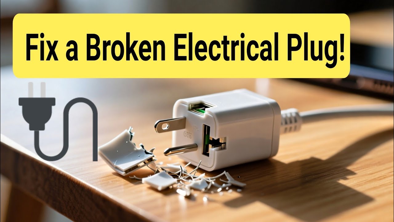 How To Fix a Broken Electrical Plug!