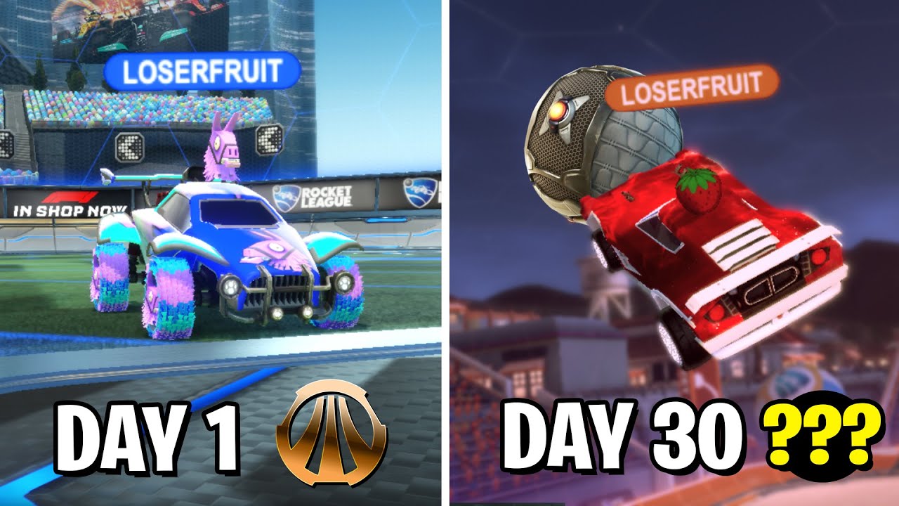 CAN YOU GET GOOD AT ROCKET LEAGUE IN 30 DAYS?!