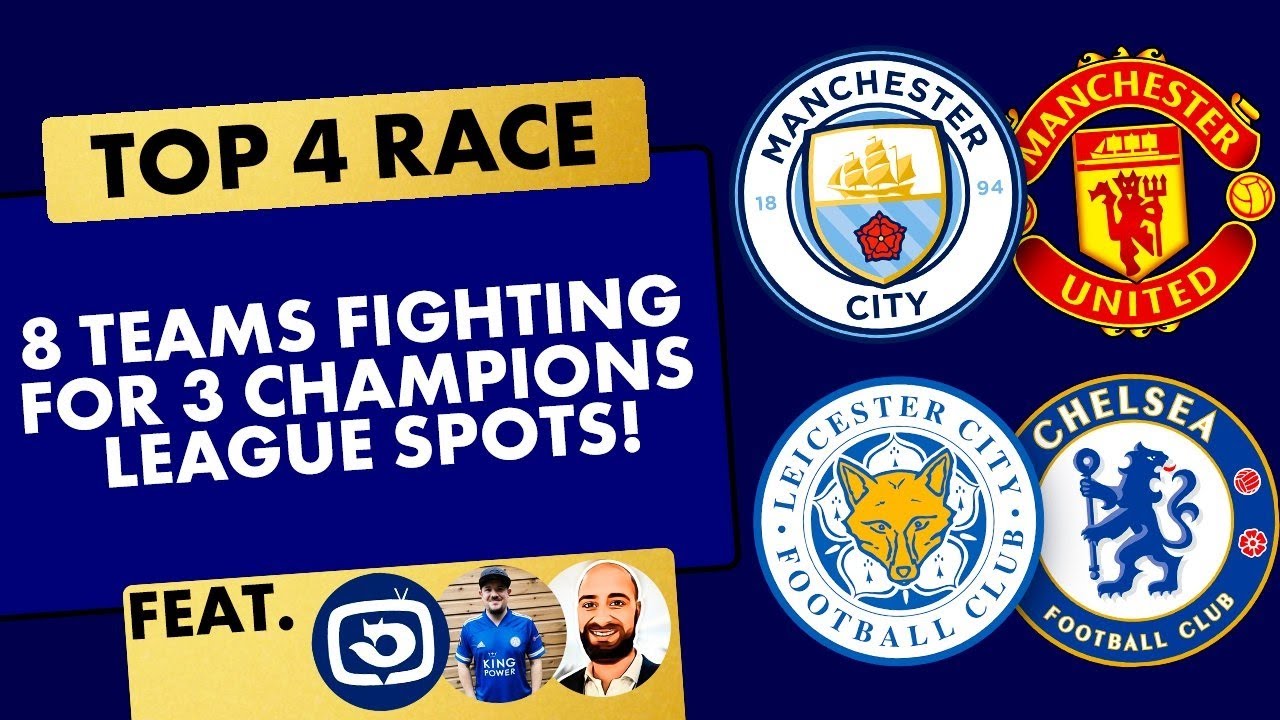 Premier League top 4 RACE | Possibly 8 TEAMS fighting for 3 UCL spots | Feat Tom@LeicesterFanTv