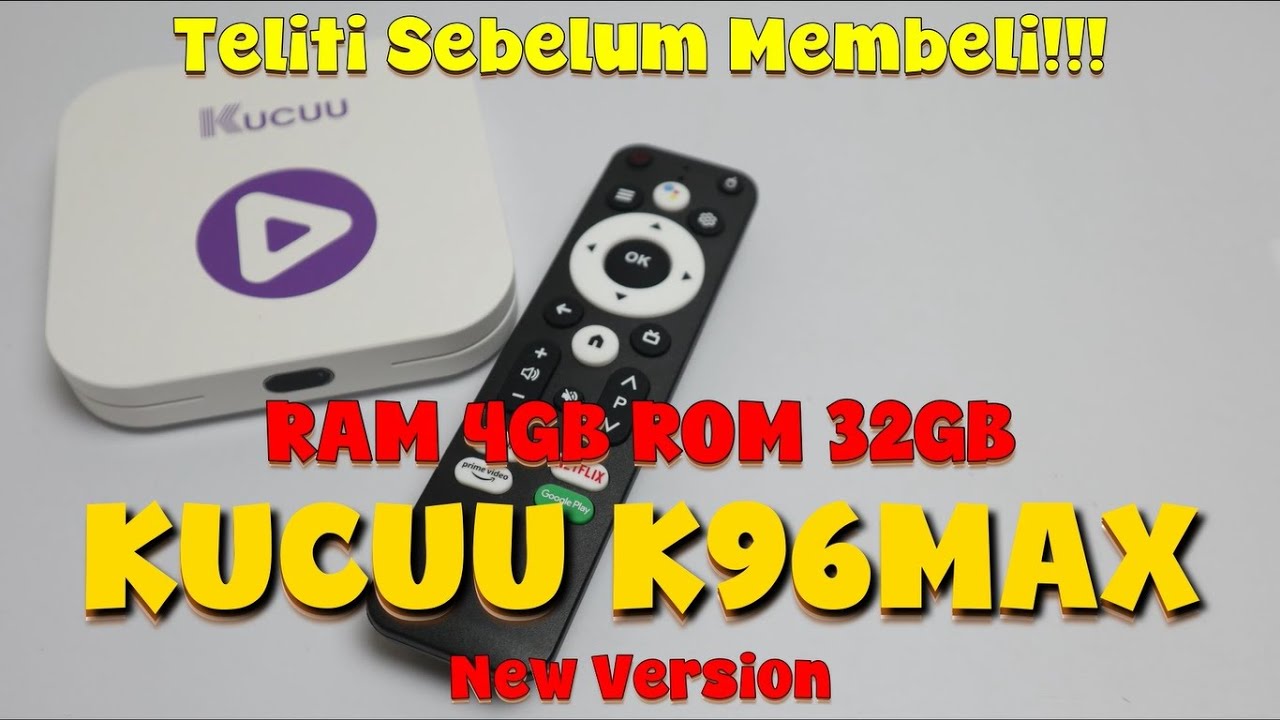 Android TV Box Kucuu K96Max Versi Terbaru Harga Mahal Kualitas 100Ribuan