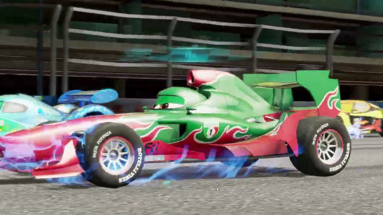 Cars 2 TVG Francesco Hotrod Gameplay
