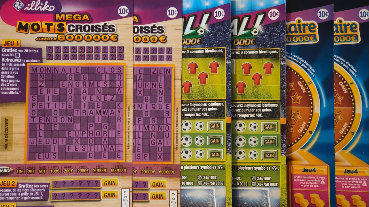 Grattage des 3 plus gros tickets de la FDJ !! X2 ☘️