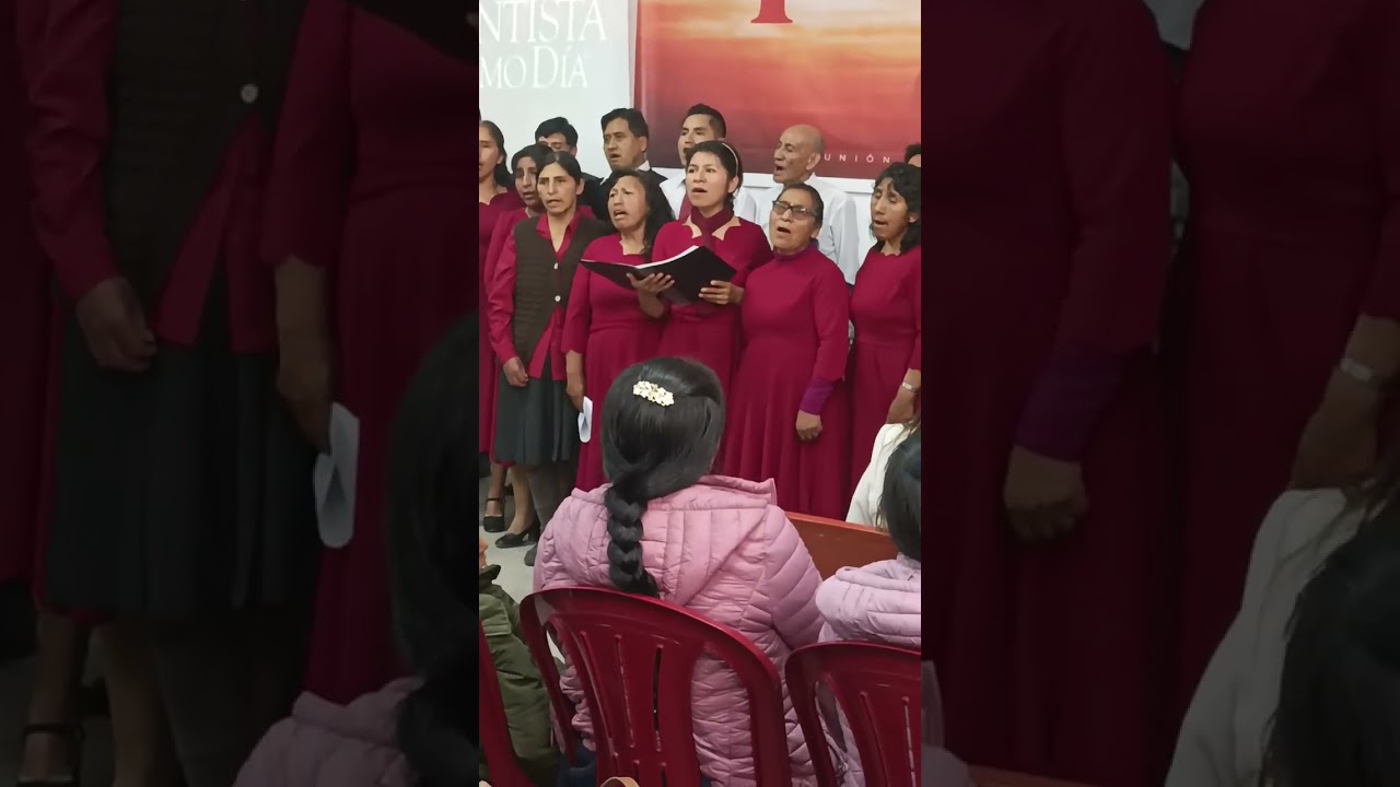 Daniel y su coro en la iglesia de las flores 