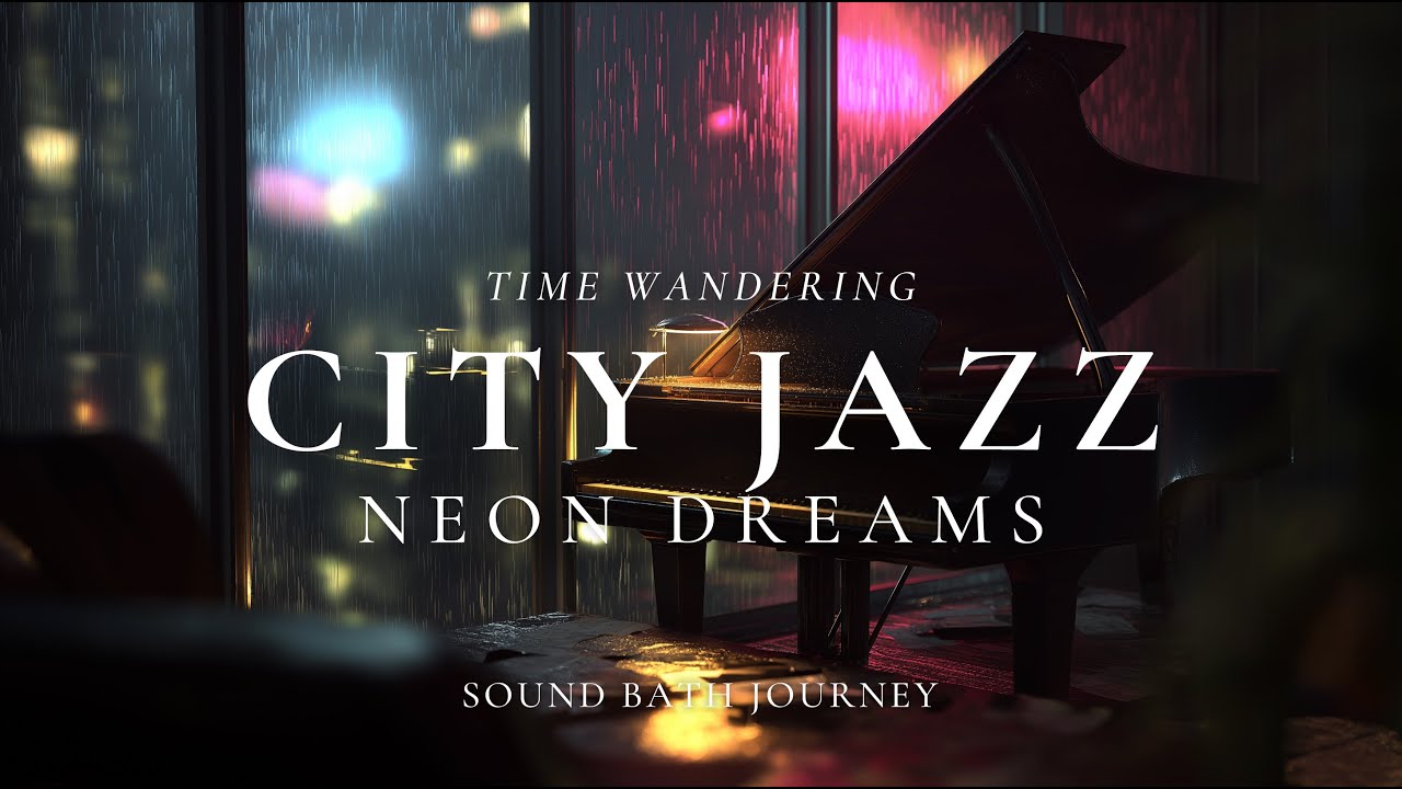 Chill Jazz：Midnight Urban Flow | Calm Piano & Saxophone | 都市晚風午夜爵士放鬆、專注、睡眠音樂【Sound Bath Journey】