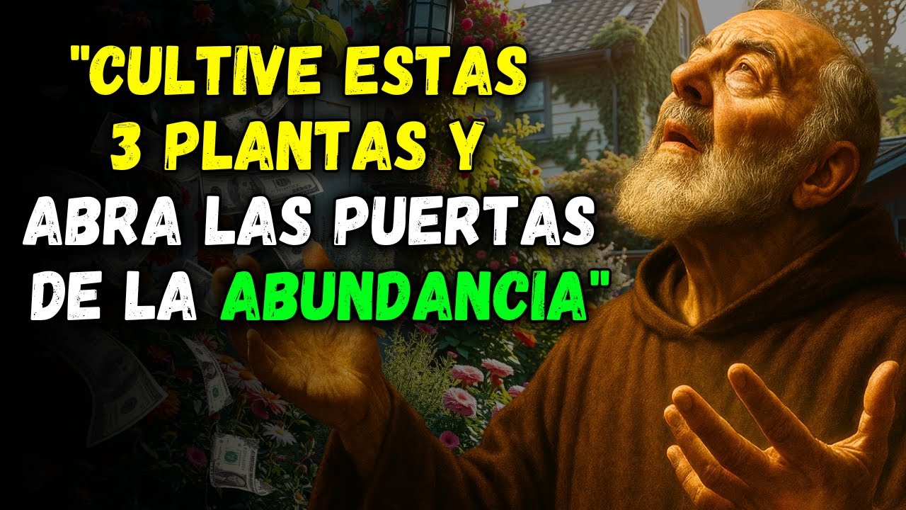 PADRE PÍO REVELA: PLANTA ESTAS 3 HIERBAS SAGRADAS EN TU CASA Y EL DINERO LLEGARÁ EN 7 DÍAS
