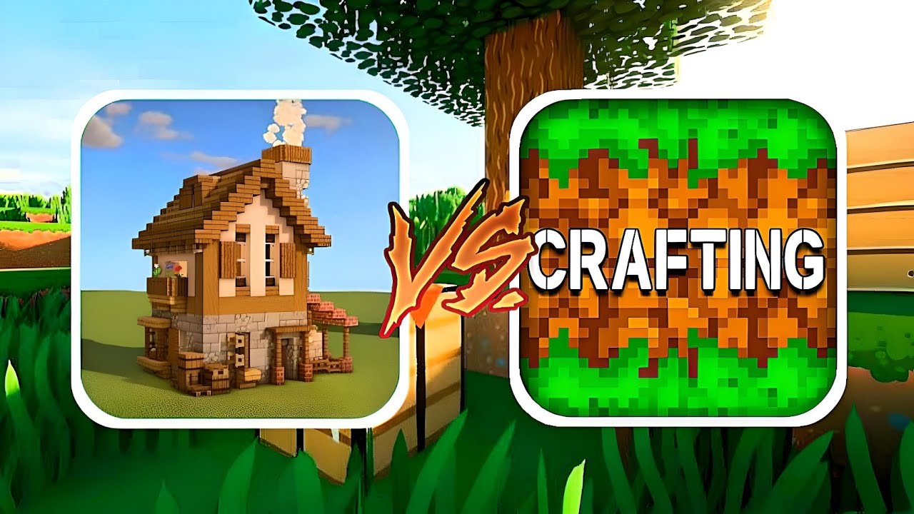 Pixel Craft Legends VS Crafting And Building(WHICH ONE IS BETTER??)