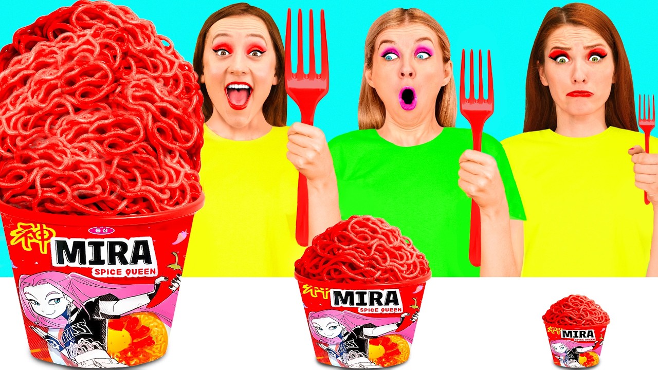 Большая, Средняя или Маленькая Тарелка Челлендж | Секреты и Гаджеты для Кухни от 4Teen Challenge