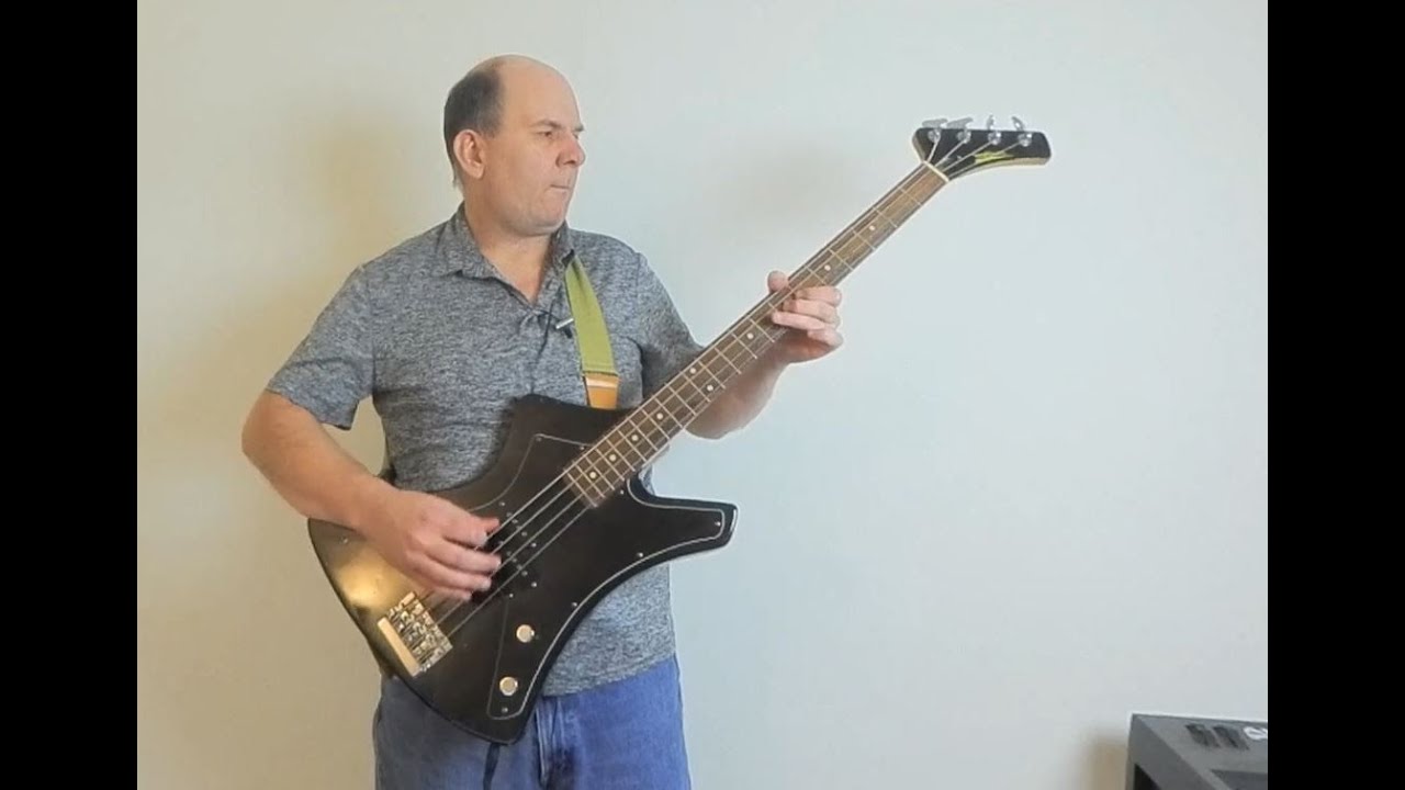 1984 MIJ Washburn B5 Precision Bass - Totally 80's!