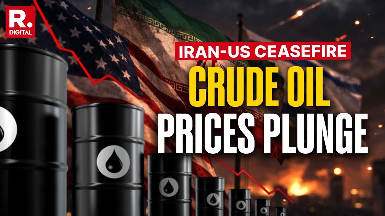 BREAKING: Crude Oil Prices Plunge After Trump Announces 2-Week Ceasefire With Iran, Crash Below $100