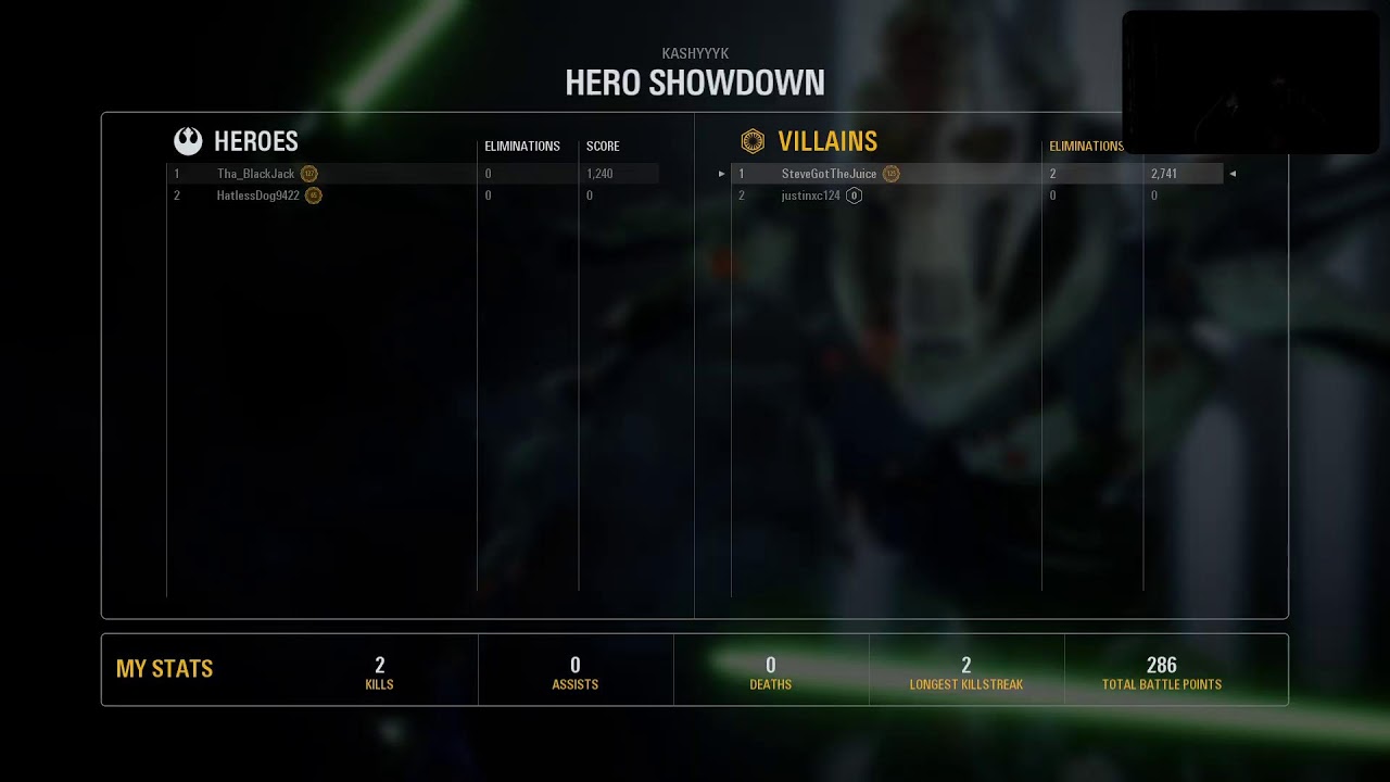 Battlefront 2 Hero Showdown Livestream