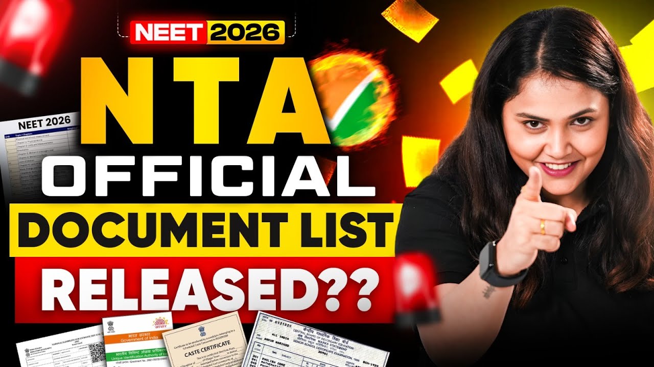 NTA NEET 2026 Latest Update🔥 | Official Document List Released? | Dr. Shipra Tiwari