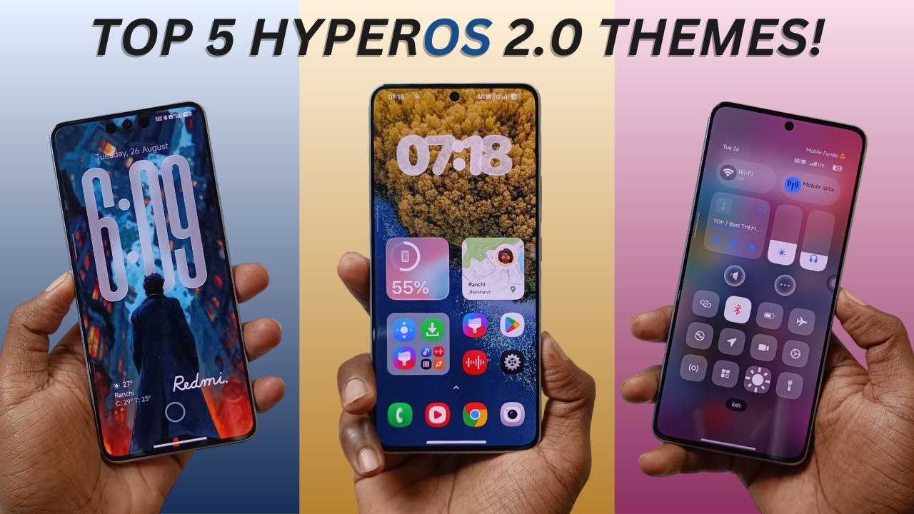 Top 5 Must Have HyperOS 2.0 Themes for Redmi & Poco 🚀