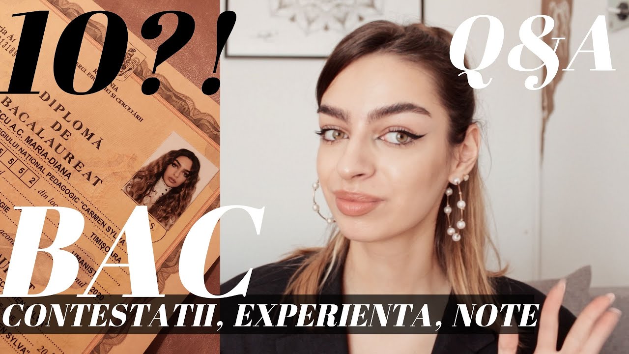 BACALAUREAT - experiența mea (partea I) + Q&A | Maria Dius