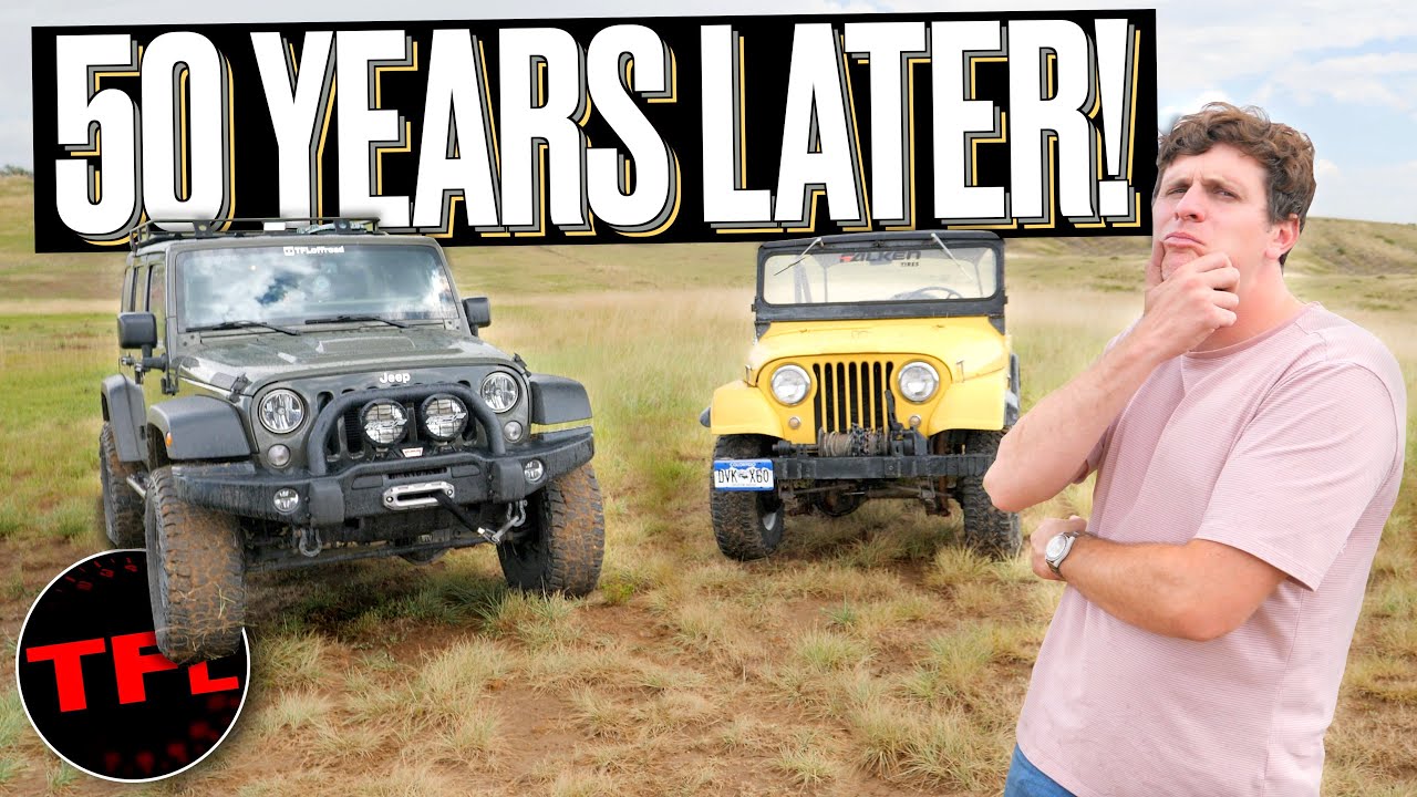 Jeep CJ vs Jeep Wrangler Off-Road Test: Is New Really Better?
