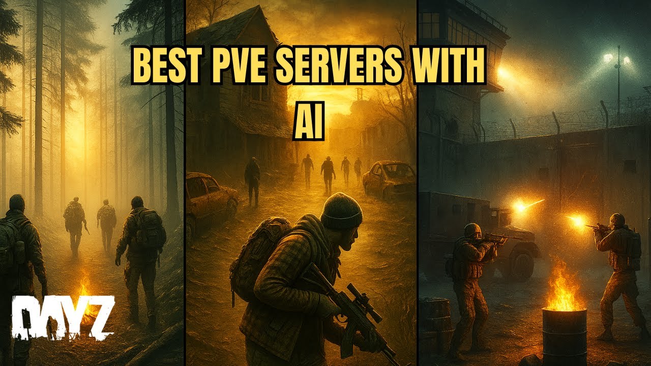Я протестировал 3 лучших PvE-сервера DayZ с ИИ.