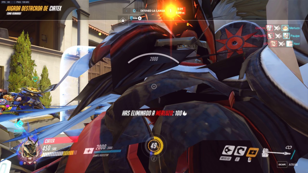 Jugada destacada: Reinhard en Hollywood
