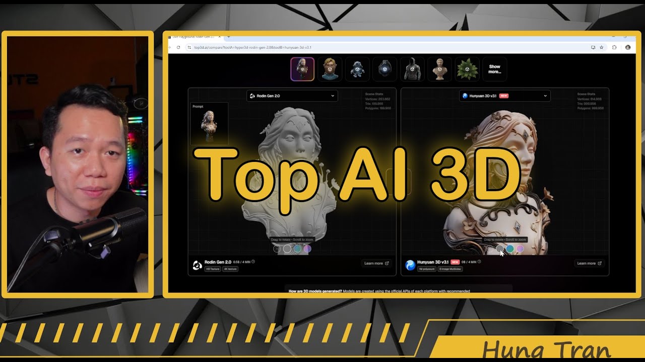 Tự Học 3D Online - Giới thiệu về Web AI 3D