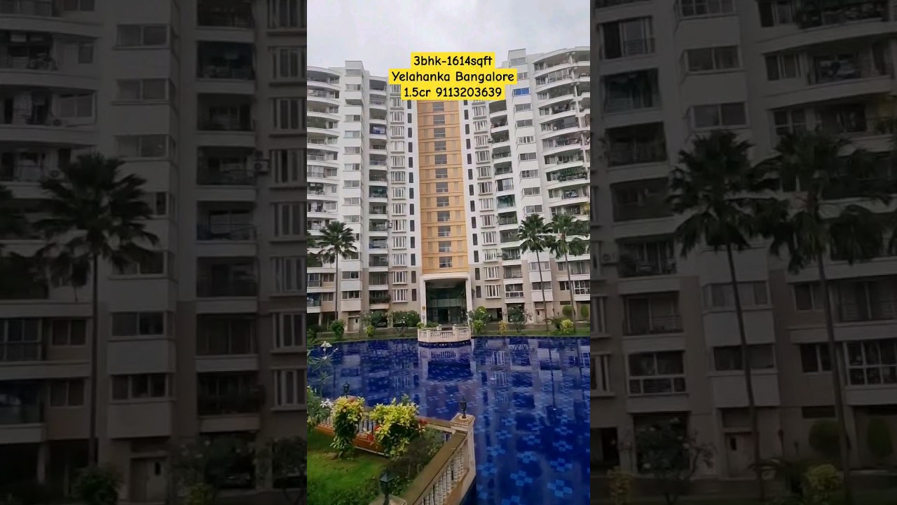 3bhk Premium Flat for Resale Purva Venezia Yelahanka Bangalore